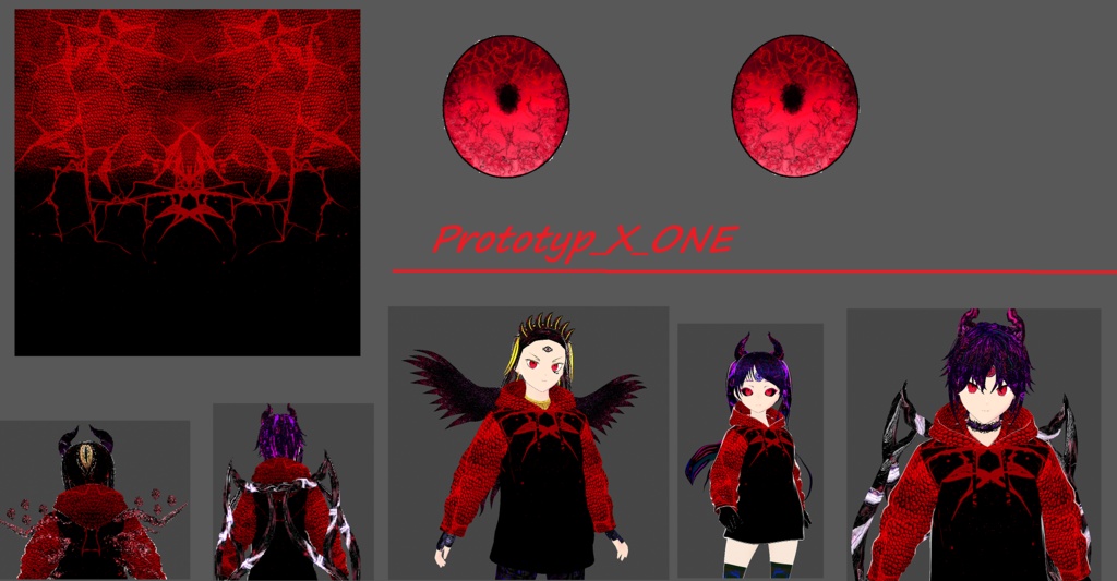 Eye and Hoodie Design of_Prototyp_X_ONE
