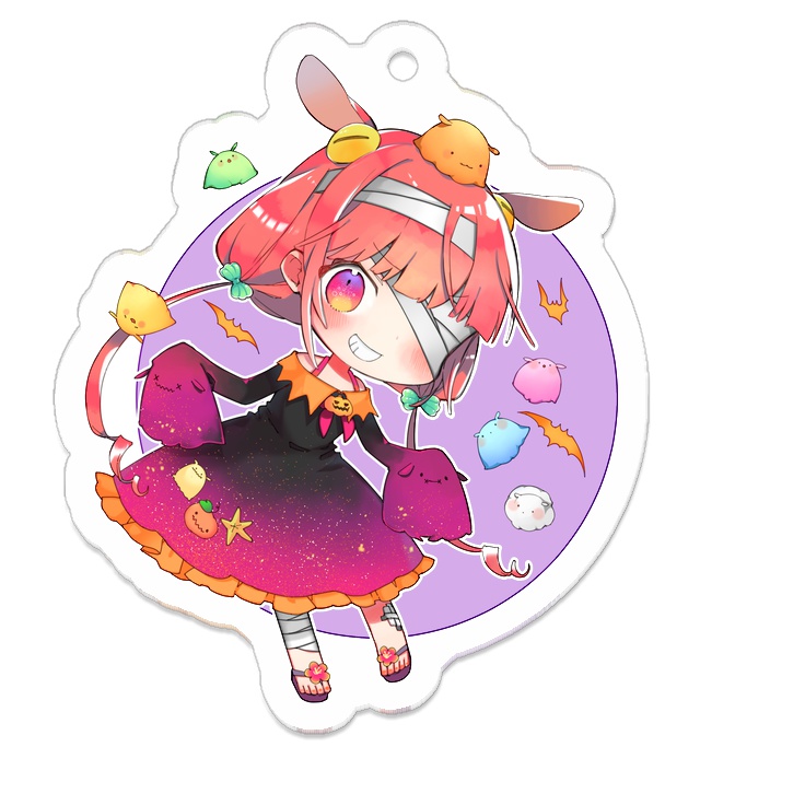 ゆらゆら♡めんだこちゃんアクリルキーホルダー