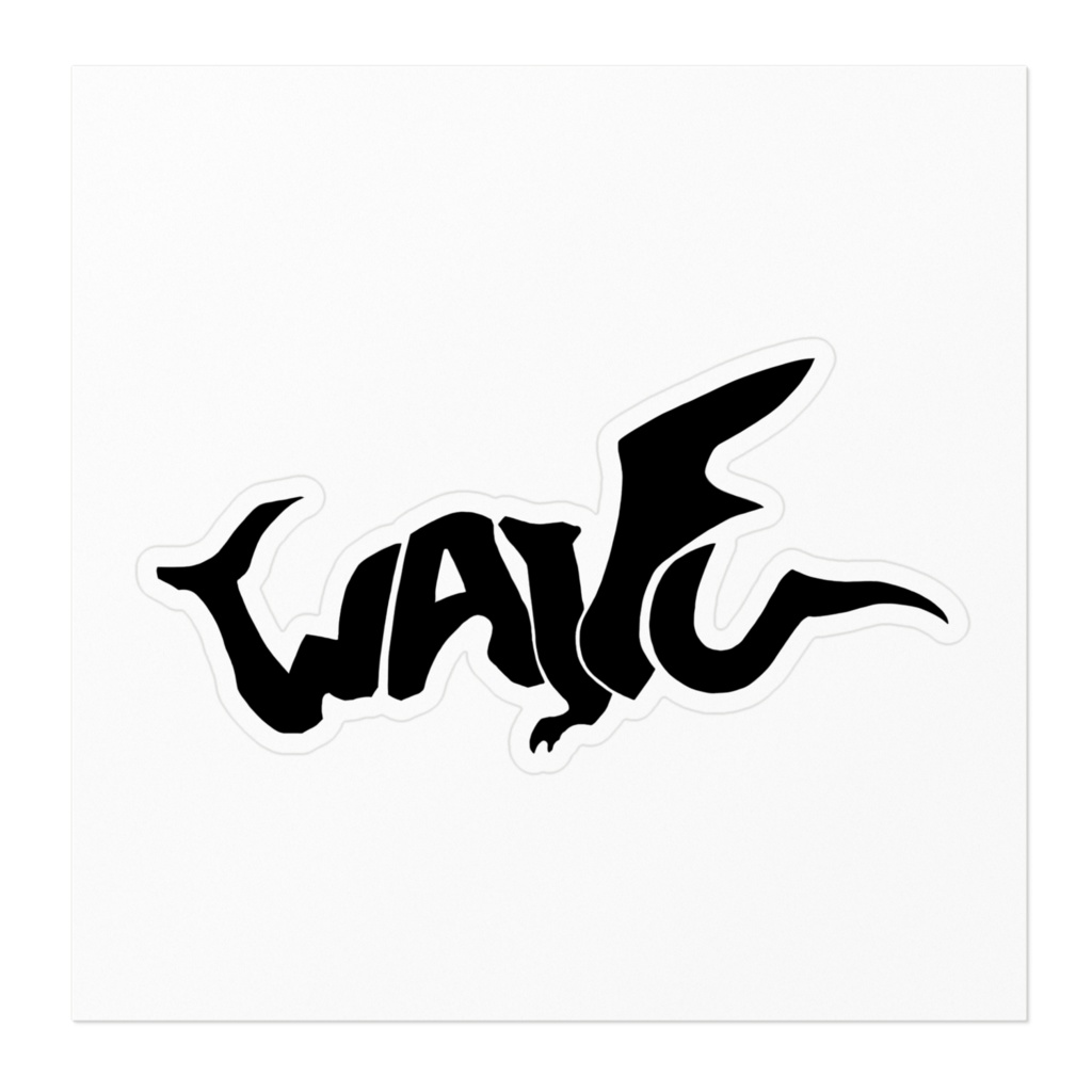 WAIFUドラゴンステッカー