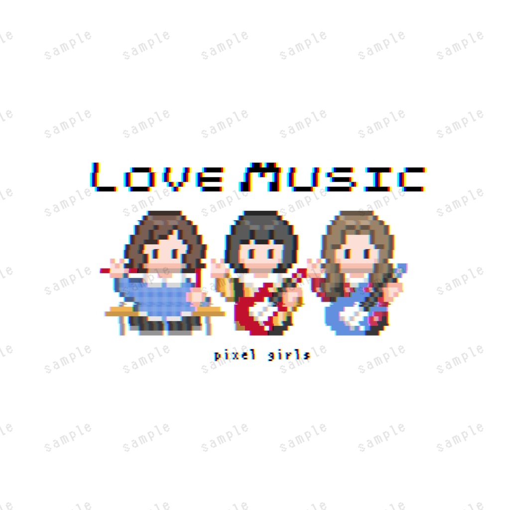 ピクセルガールズ Tシャツ