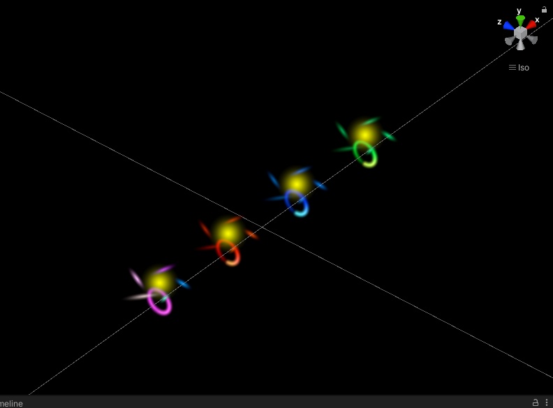 [VRChat想定] contact使用 particle指輪