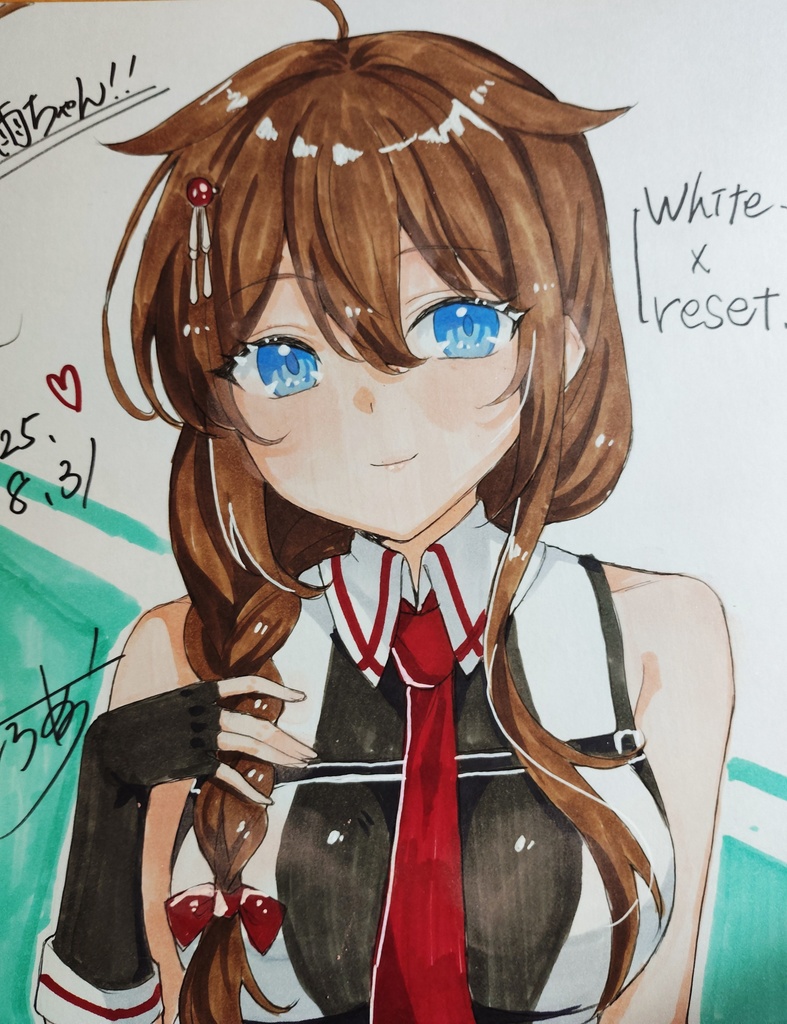 時雨ちゃん色紙