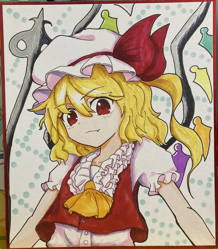フランドール色紙