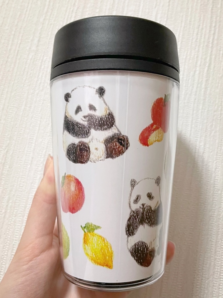 こパンダとフルーツ★タンブラー
