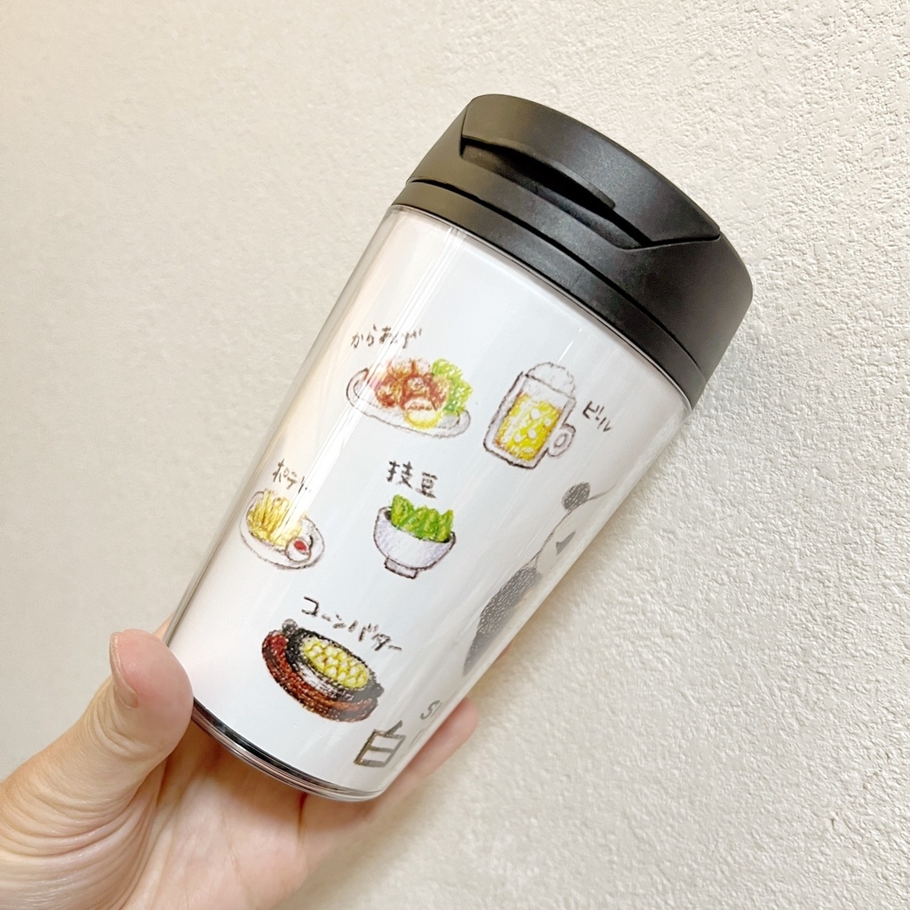 おっちゃんこパンダ白黒酒場タンブラー