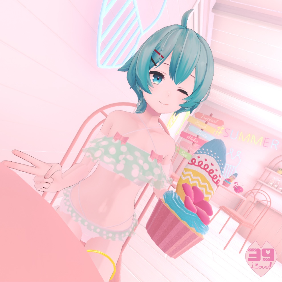 【薄荷対応】サマーフリルスイムウェア