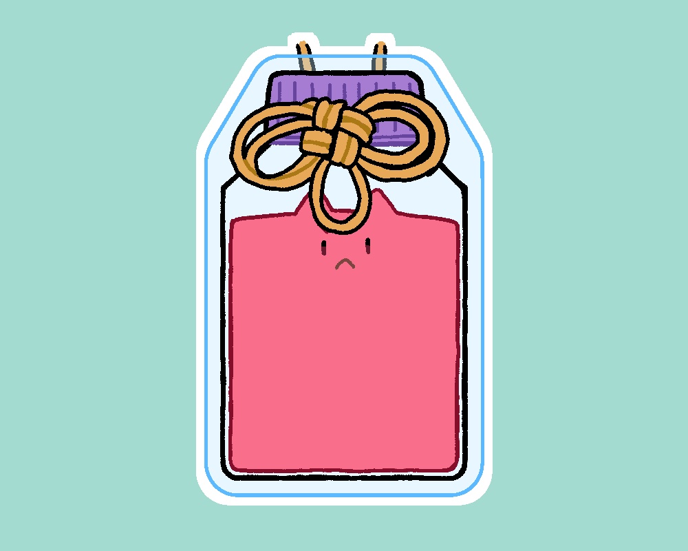 培地ねこのおまもりアクリル