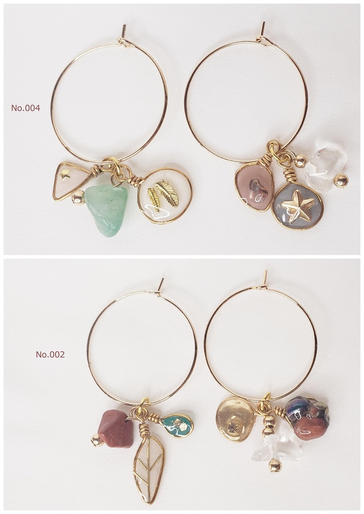 E003 *Mini Charm Set ミニチャームセット(ピアス)