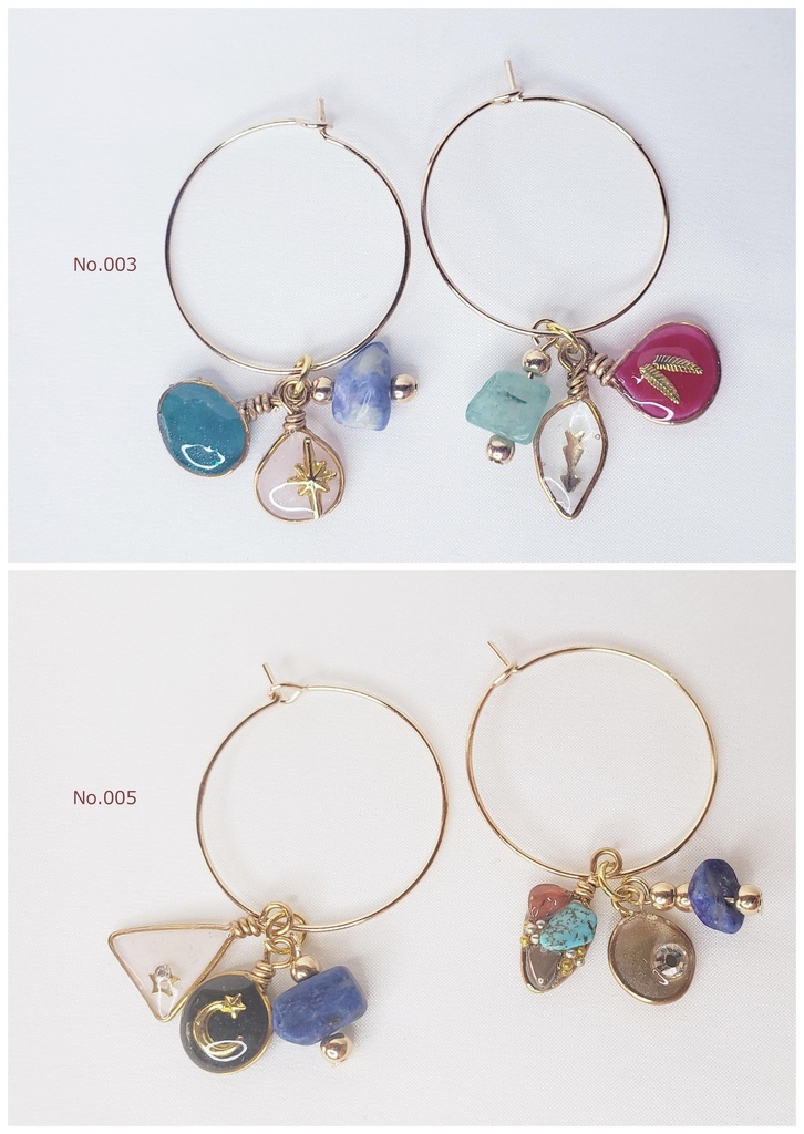 E004 *Mini Charm Set ミニチャームセット(ピアス)