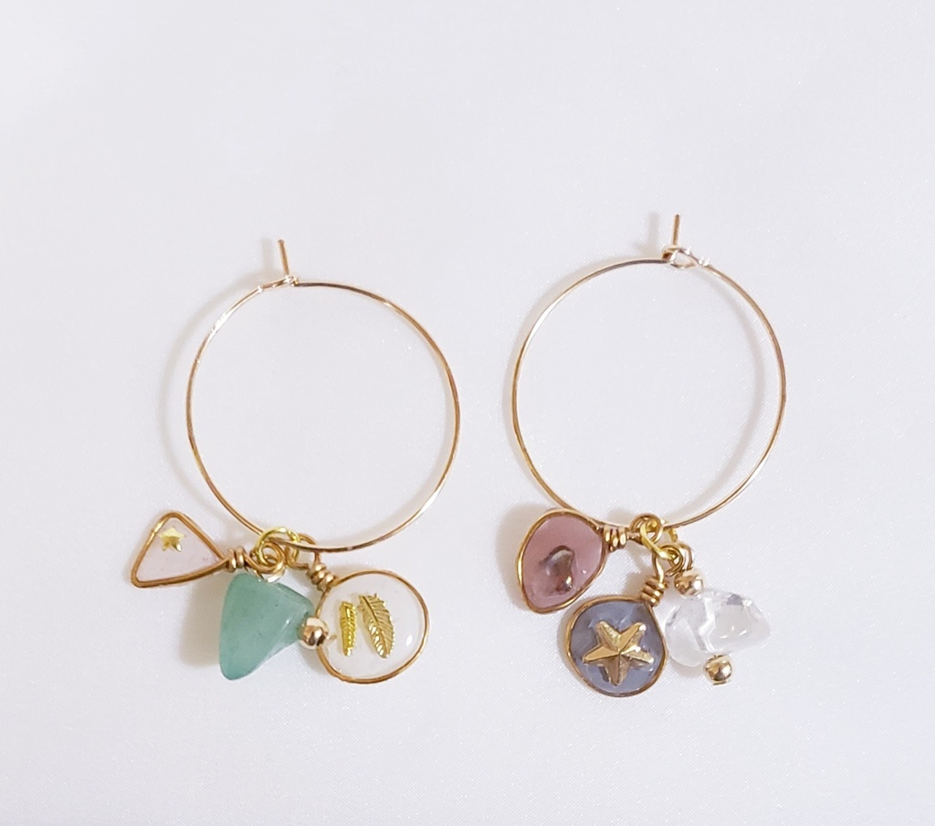 E004 *Mini Charm Set ミニチャームセット(ピアス)