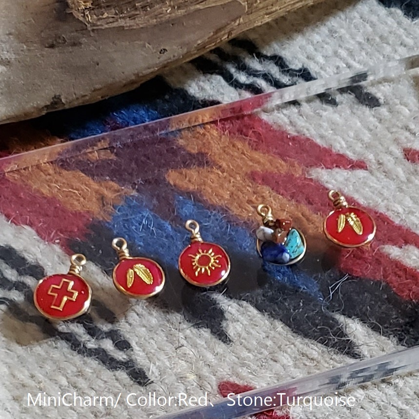 *MiniCharm ミニチャーム/ Metal メタル・Red レッド(M001)