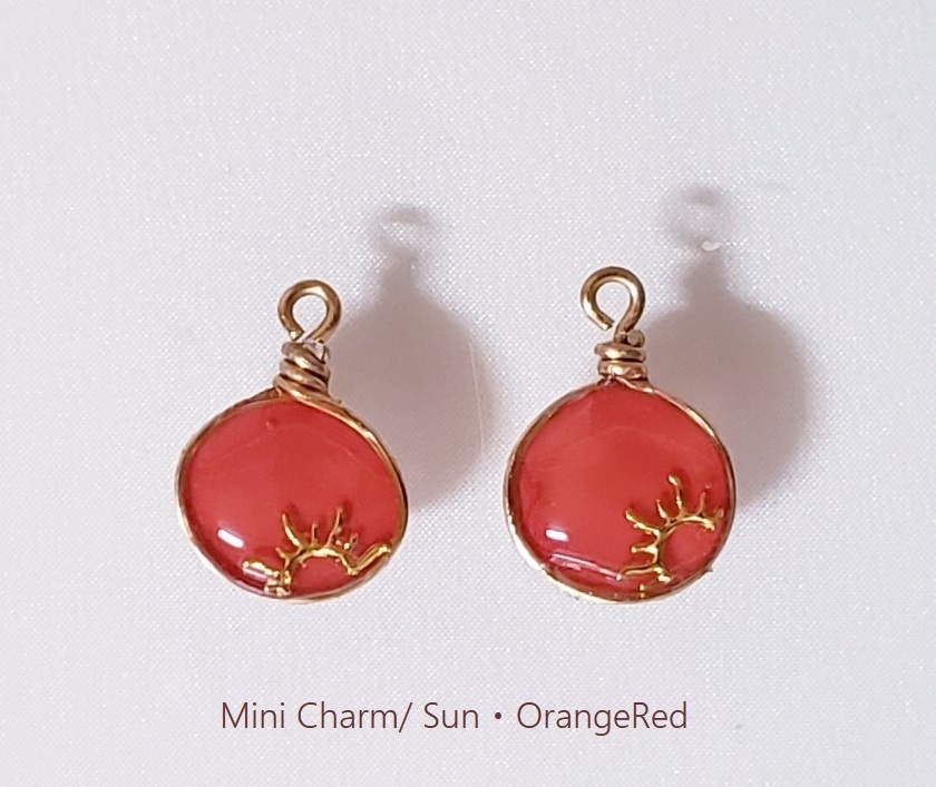 *MiniCharm ミニチャーム/ Metal メタル・Red レッド(M001)
