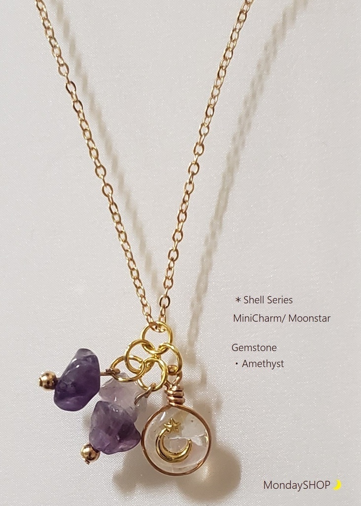 B001*天然石 × MiniCharm ミニチャーム ブレスレット