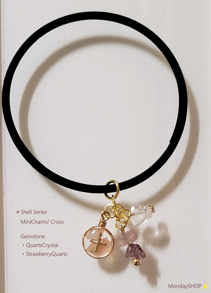 B001*天然石 × MiniCharm ミニチャーム ブレスレット