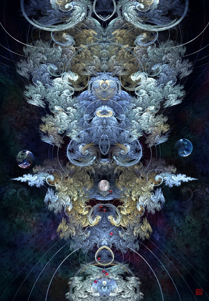 珊瑚宝珠　（アートプリント）