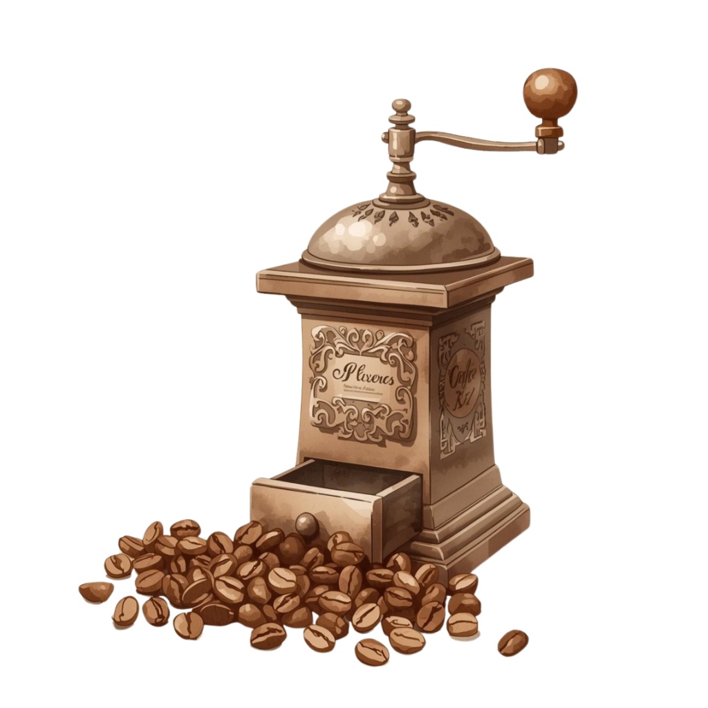 水彩のアンティークキッチン小物クリップアート(15種類・PNG)