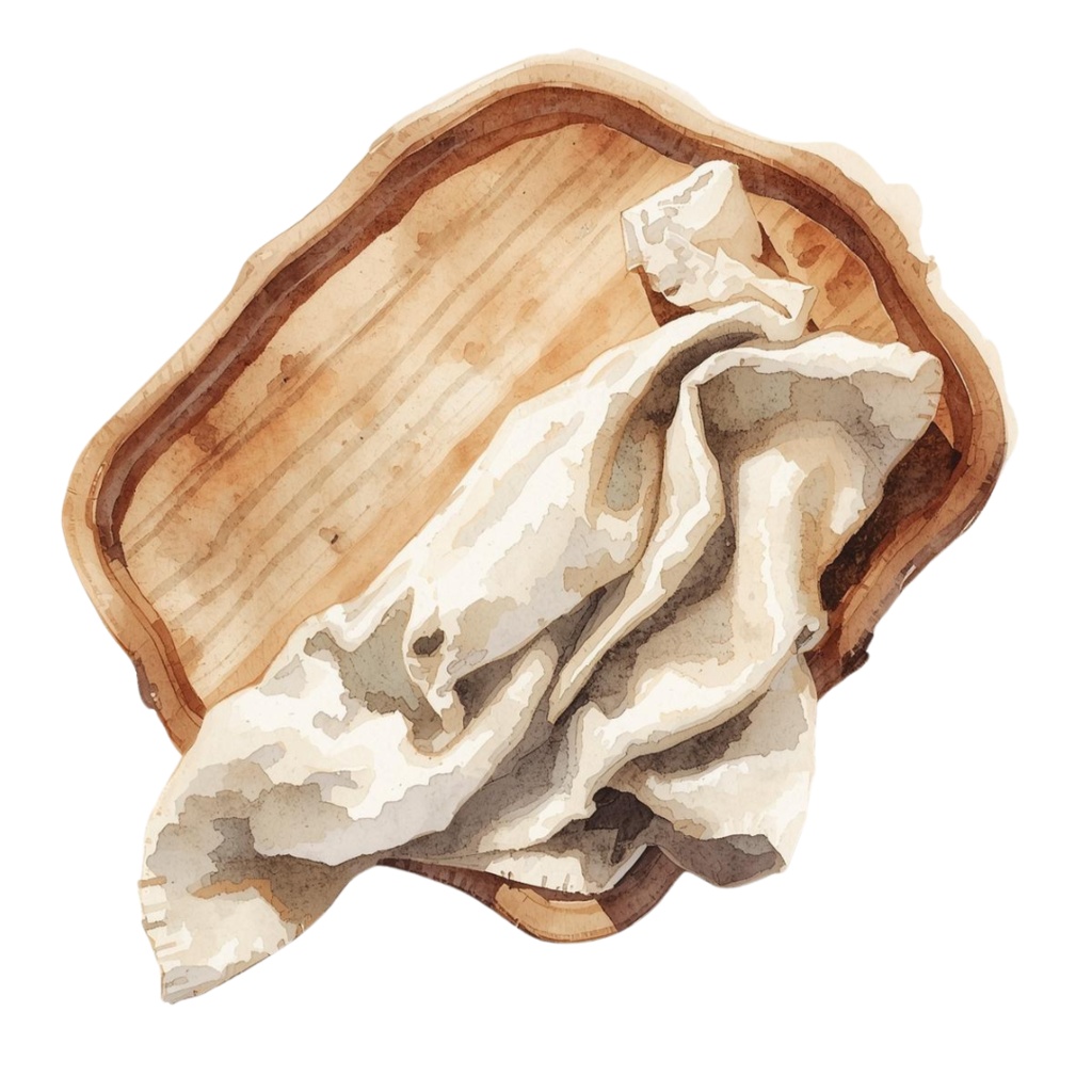 水彩のアンティークキッチン小物クリップアート(15種類・PNG)