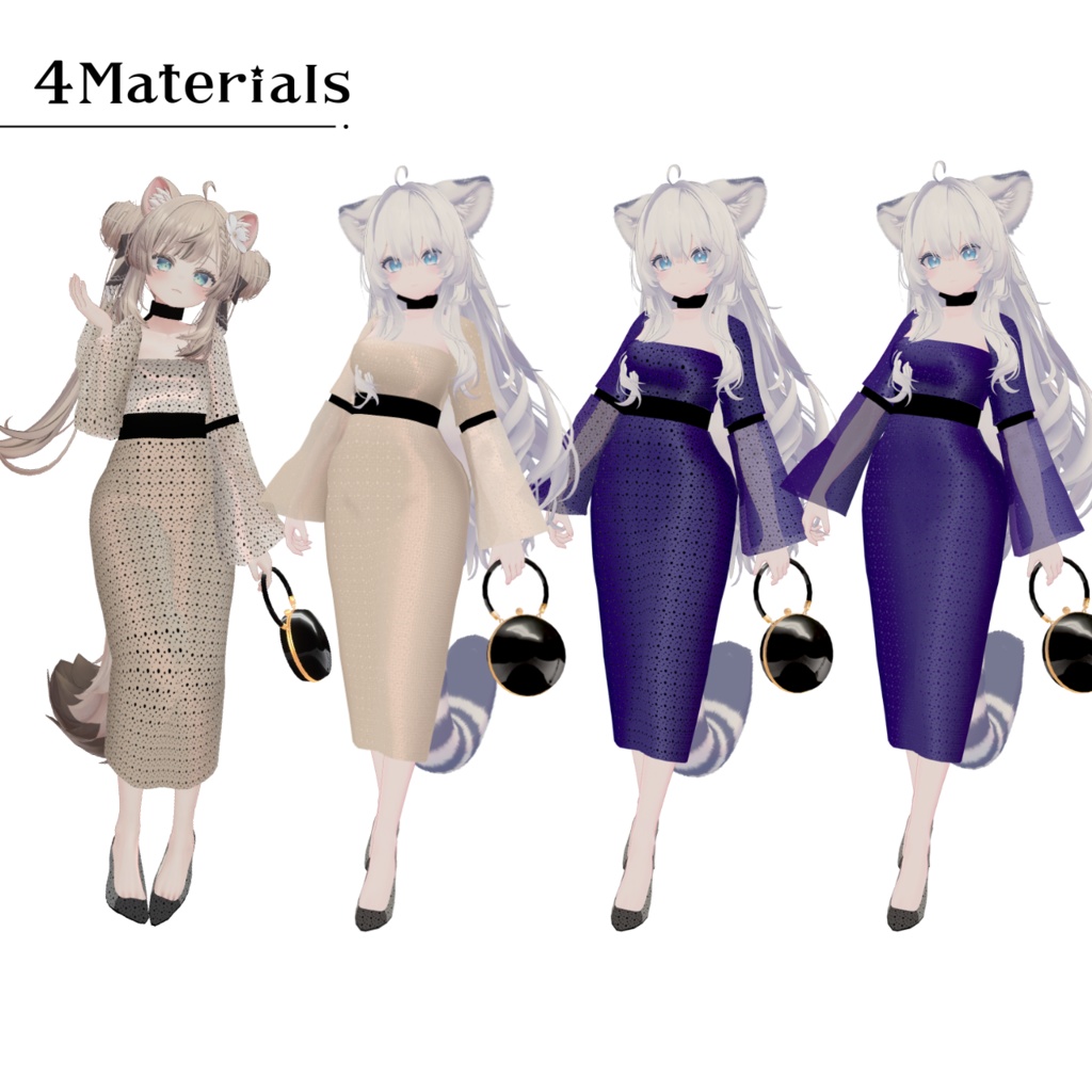 【ルミナ/瑞希/ルルネ/マヌカ対応】Silken Moment - シルキン・モーメント 【amahanavr】