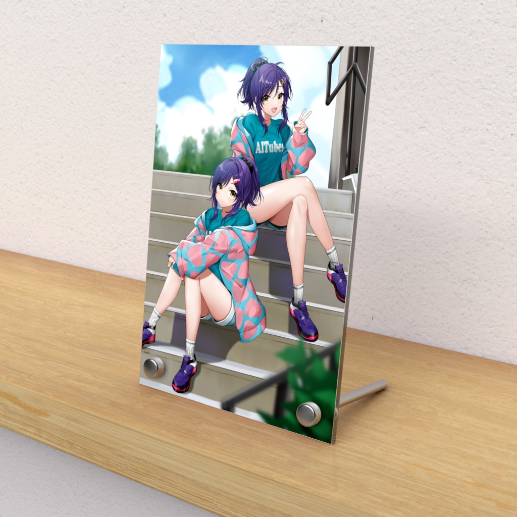 ニケちゃん主従アクリルパネル