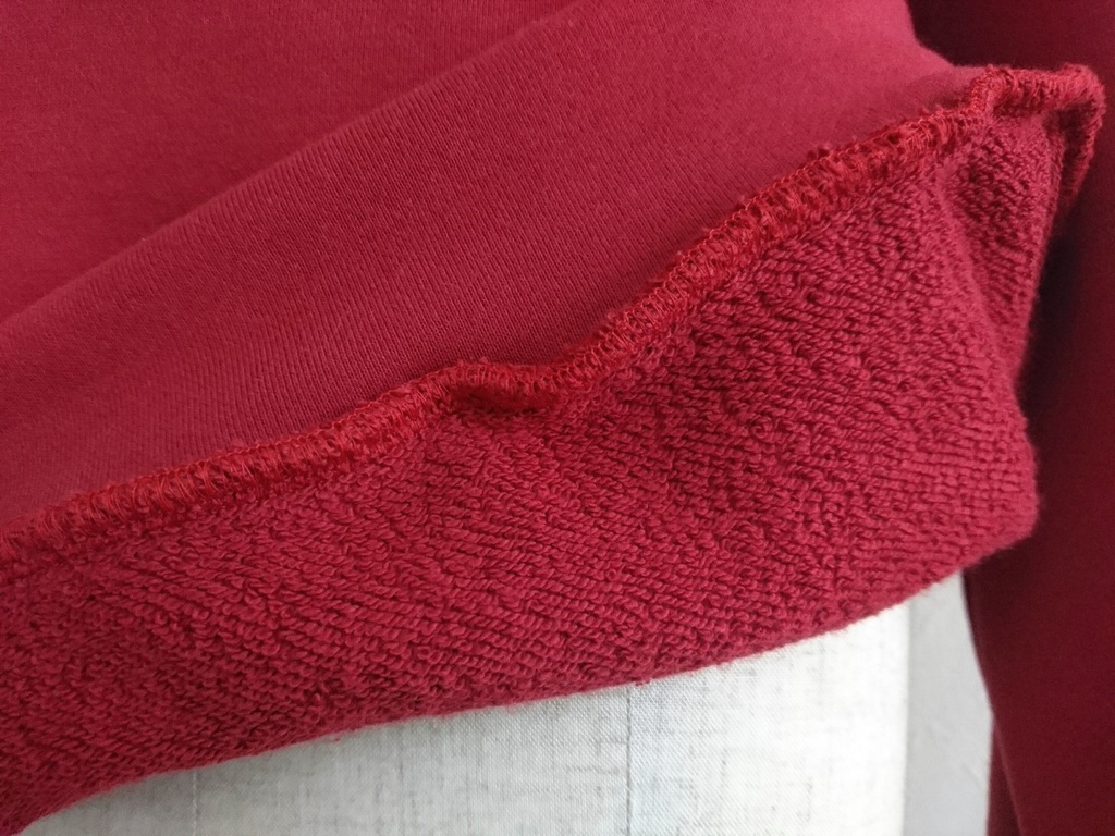 ボタン開きフードプルパーカー