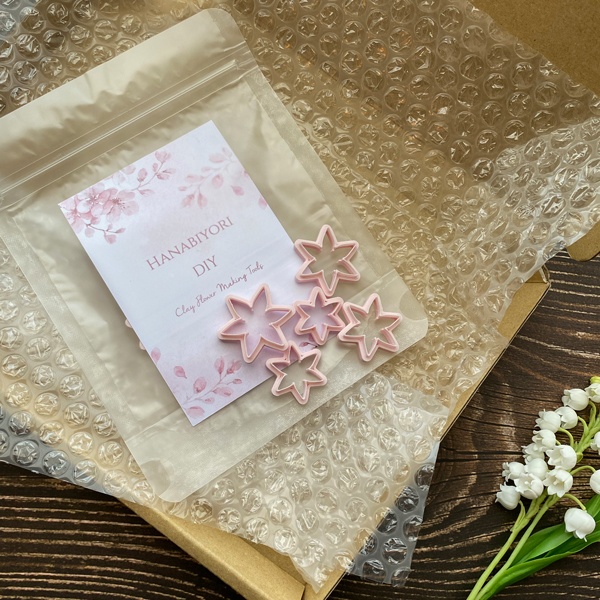 すずらんのクレイカッターLily of the valley Clay cutter 5個セット