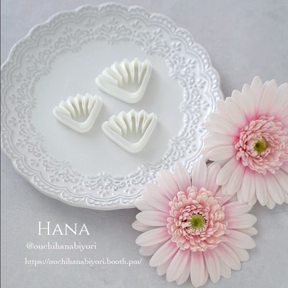 花びらカッターFan Clay Cutter ３サイズセット