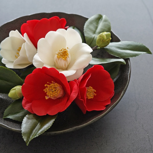 椿のクレイカッター(抜き型)Camellia Cutter