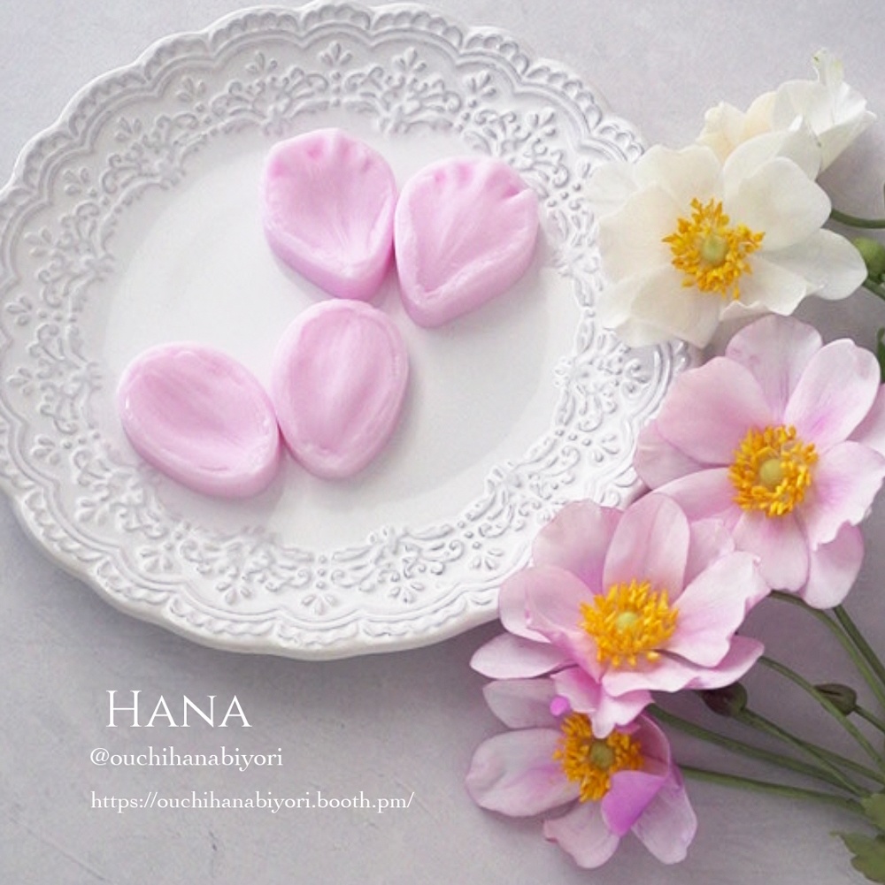 Japanese Anemone Petal Veiner 秋明菊シリコンモールド押し型 ベイナー
