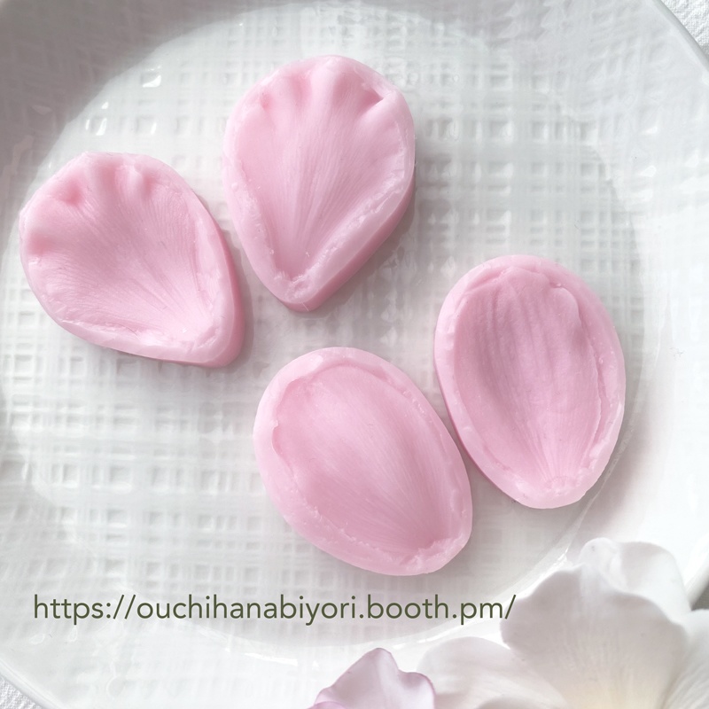 Japanese Anemone Petal Veiner 秋明菊シリコンモールド押し型 ベイナー