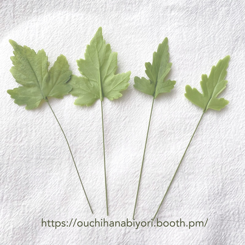 Japanese anemone leaf veiner 秋明菊の葉っぱ モールド ベイナー