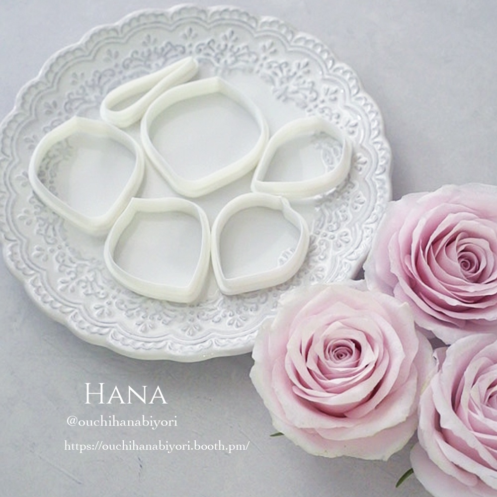 Rose Clay Cutter ローズカッター6種セット
