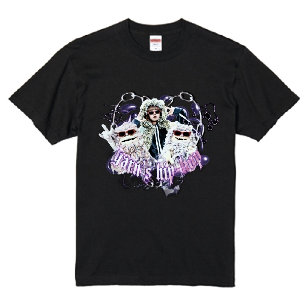 Yarn’s Hip-Hop ラッパー風Tシャツ