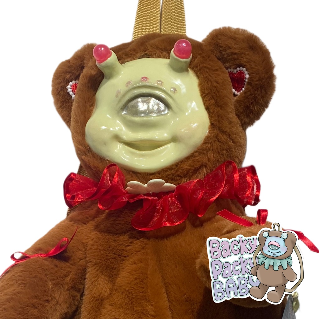 Backy Packy Baby ライトブラウン×イエロー