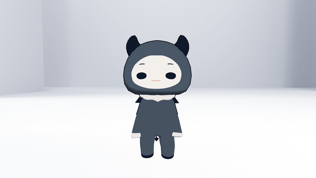 オリジナル3Dモデル「あくままま」