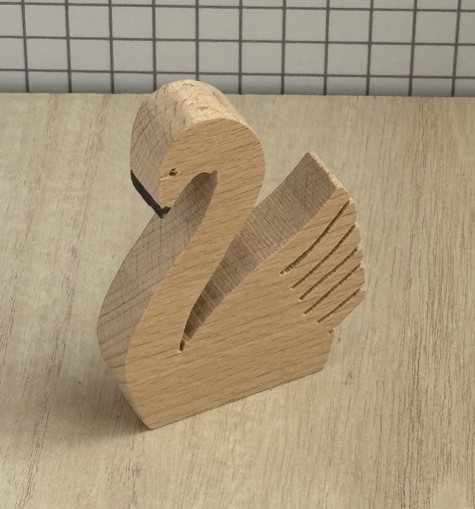 ハクチョウの置物