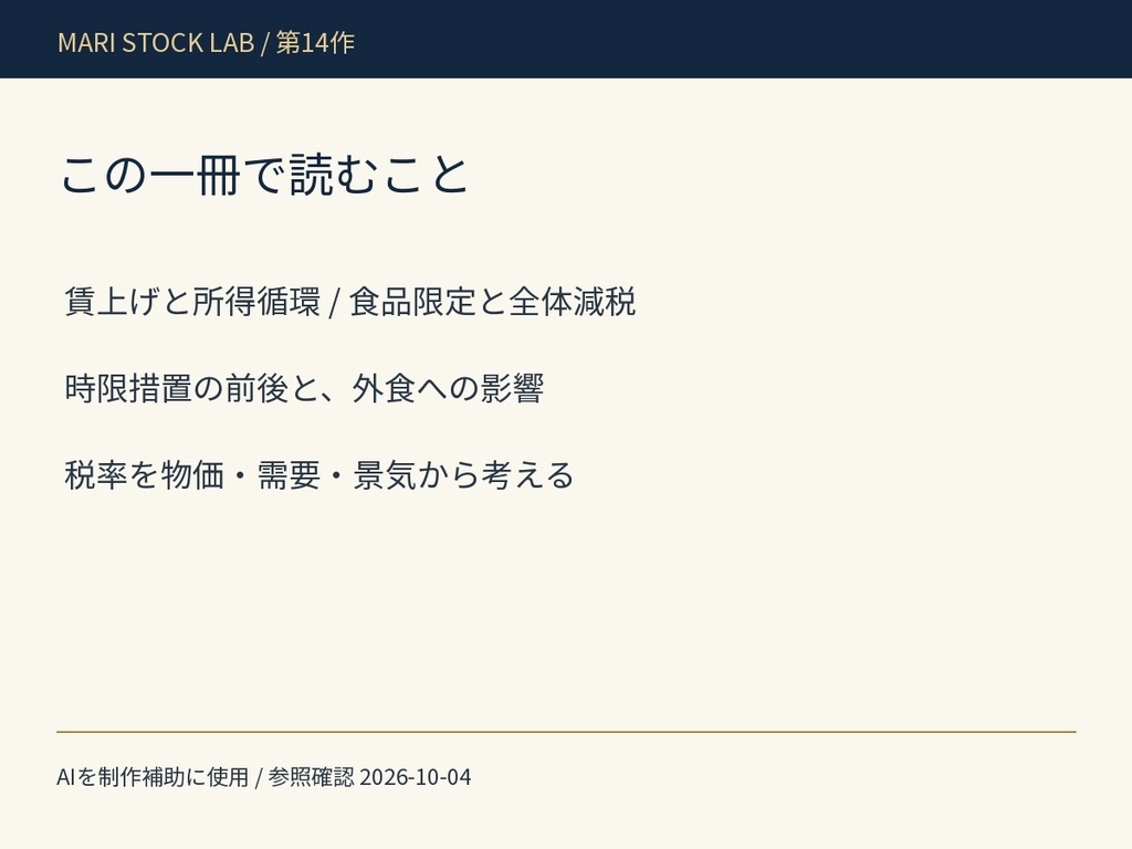 不景気でも消費税は必要?|賃金・消費・社会保障の比較【図解解説PDF】