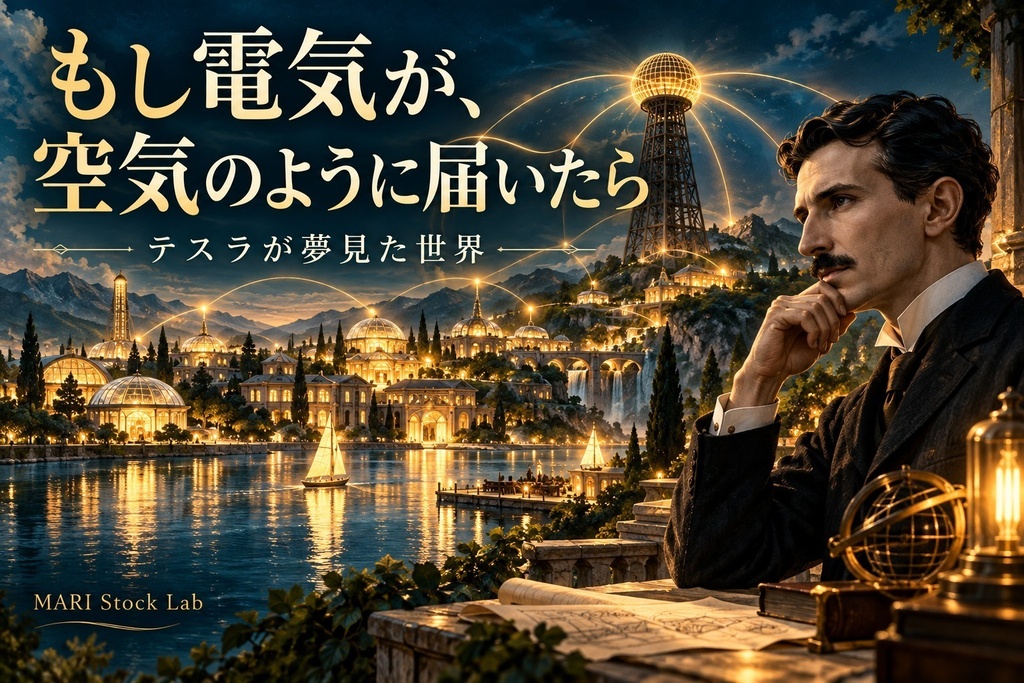 もし電気が、空気のように届いたら｜テスラが夢見た世界と、その先の未来【図解解説PDF】