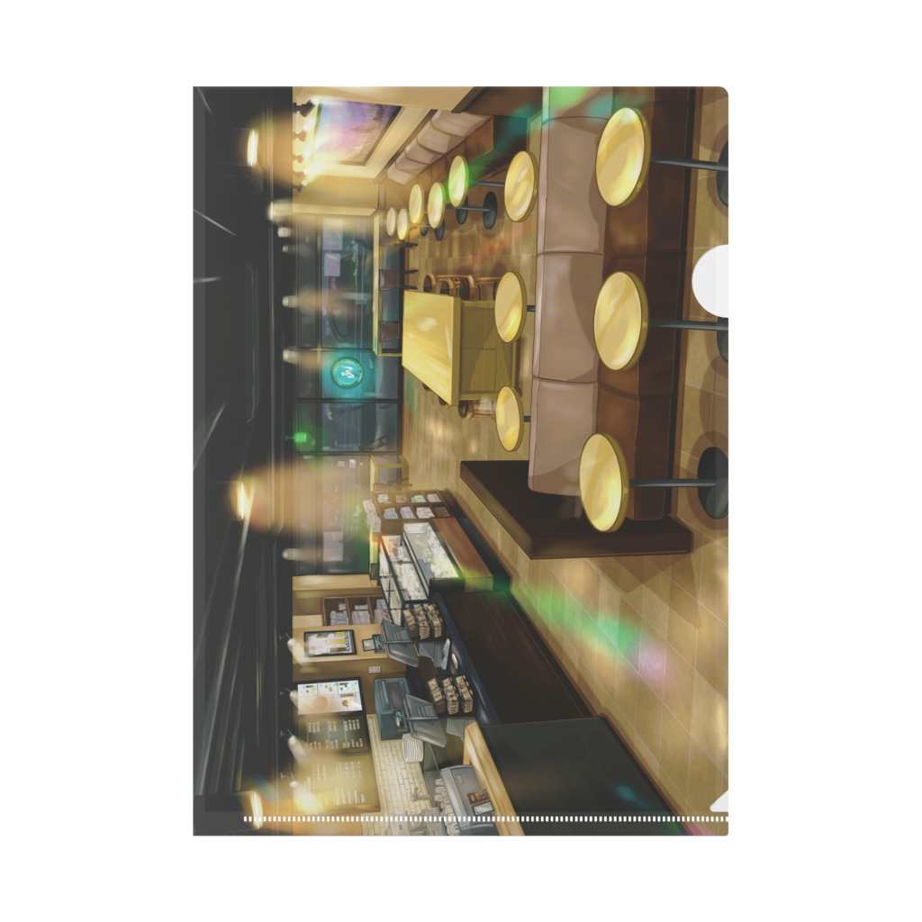 「金曜日の喫茶店」 クリアファイル
