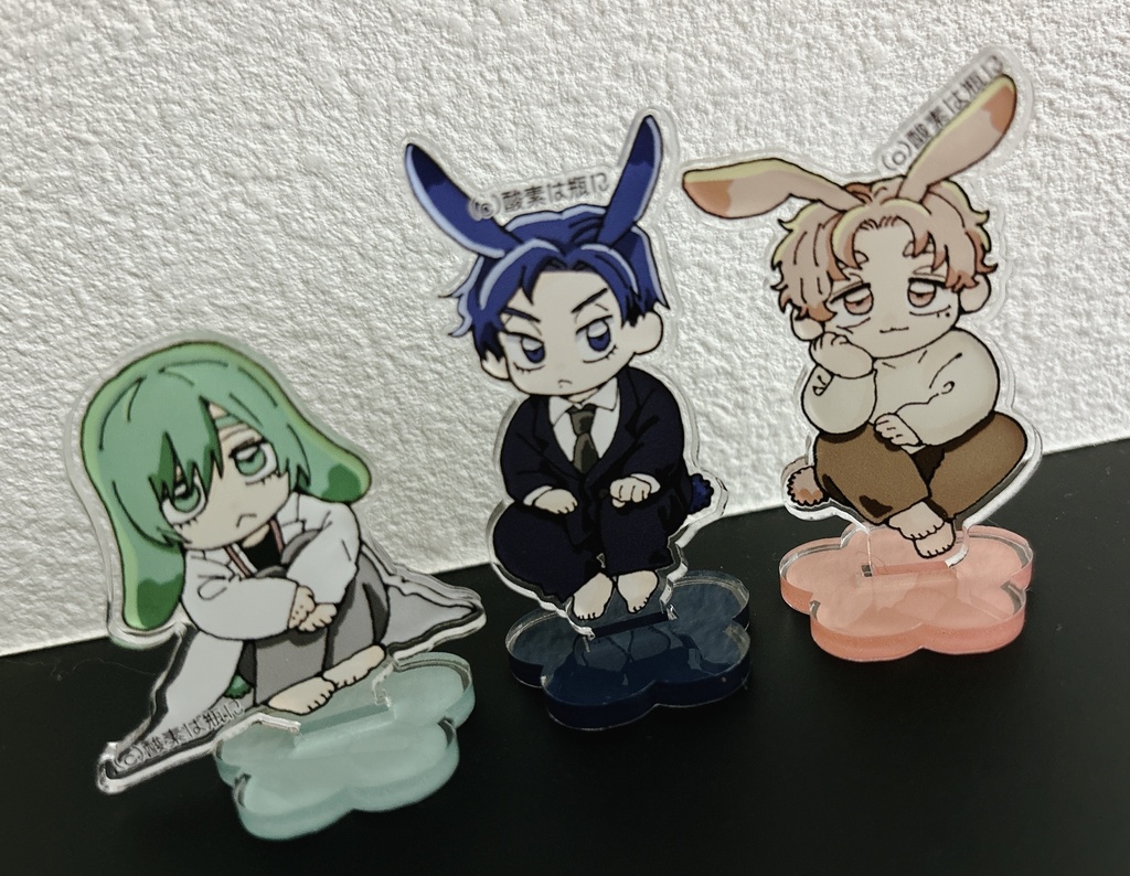 酸素は瓶に　SDアクスタ（うさぎ）3種セット