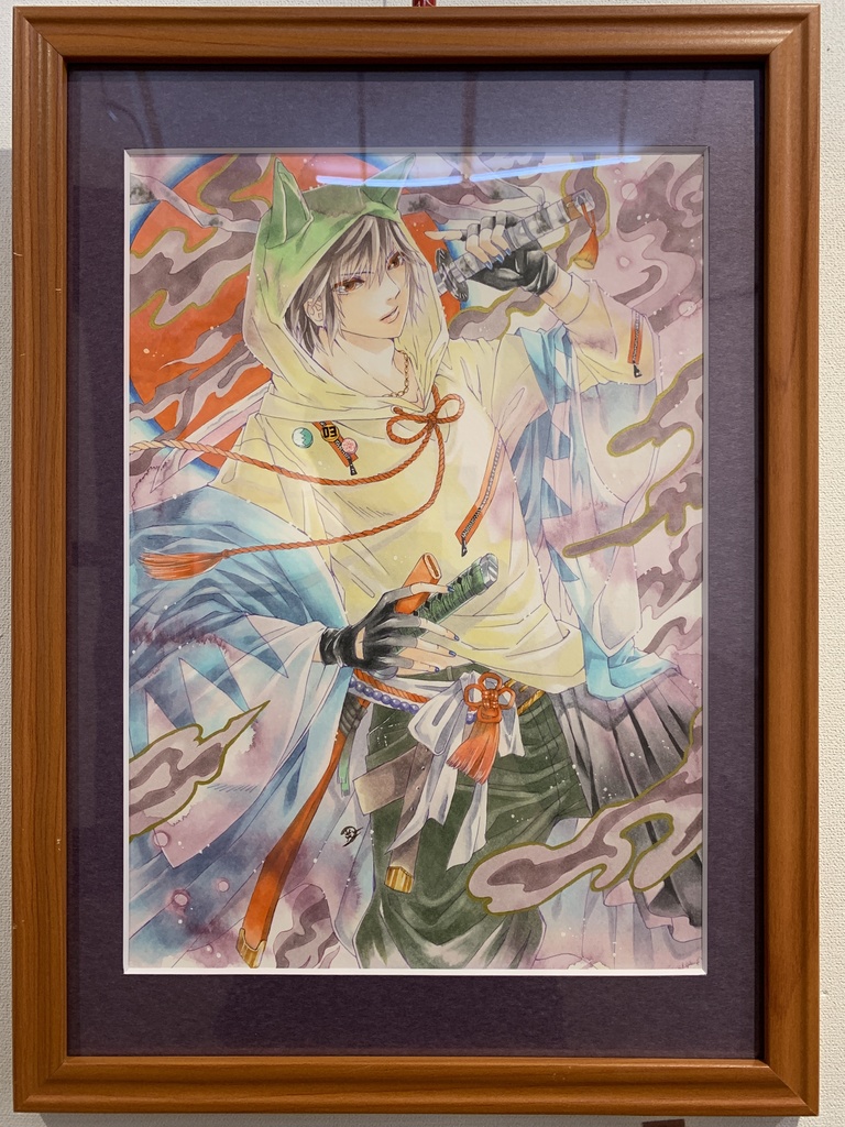 額装原画「左利きの」