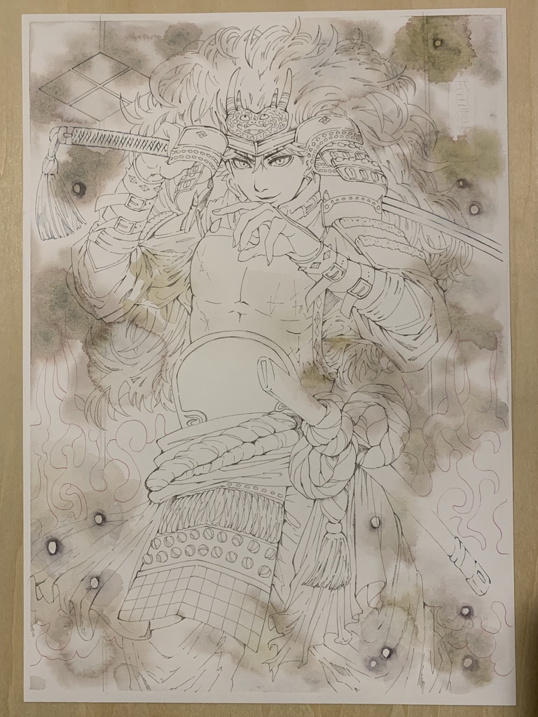 額装原画「風林火山」