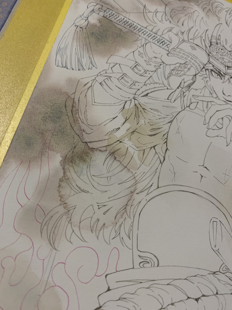 額装原画「風林火山」