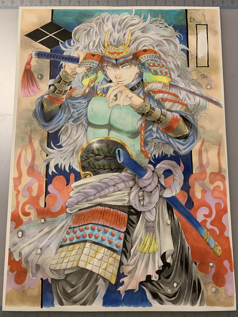 額装原画「風林火山」
