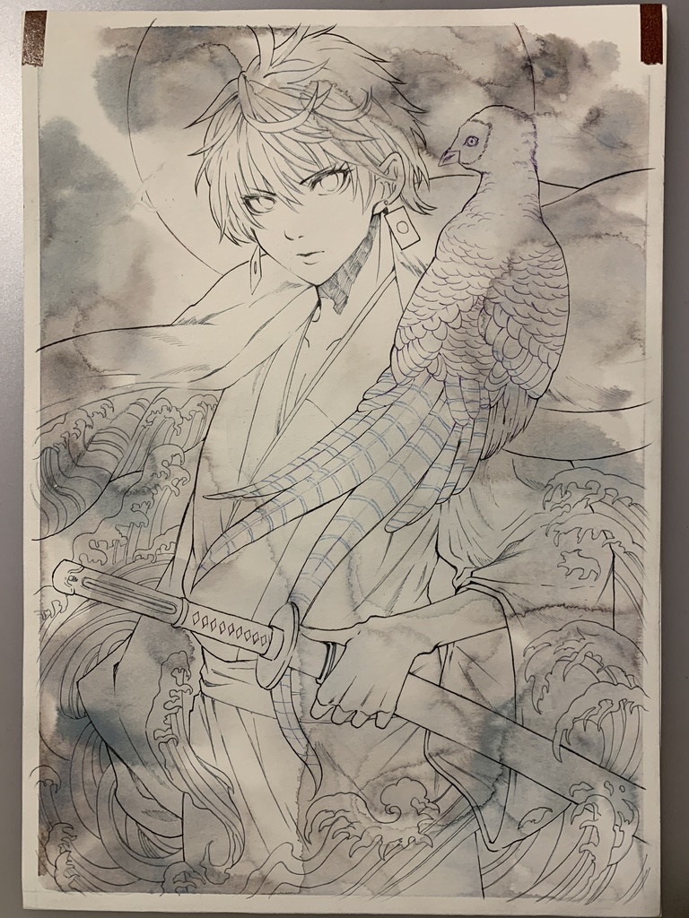 額装原画「大和の國」
