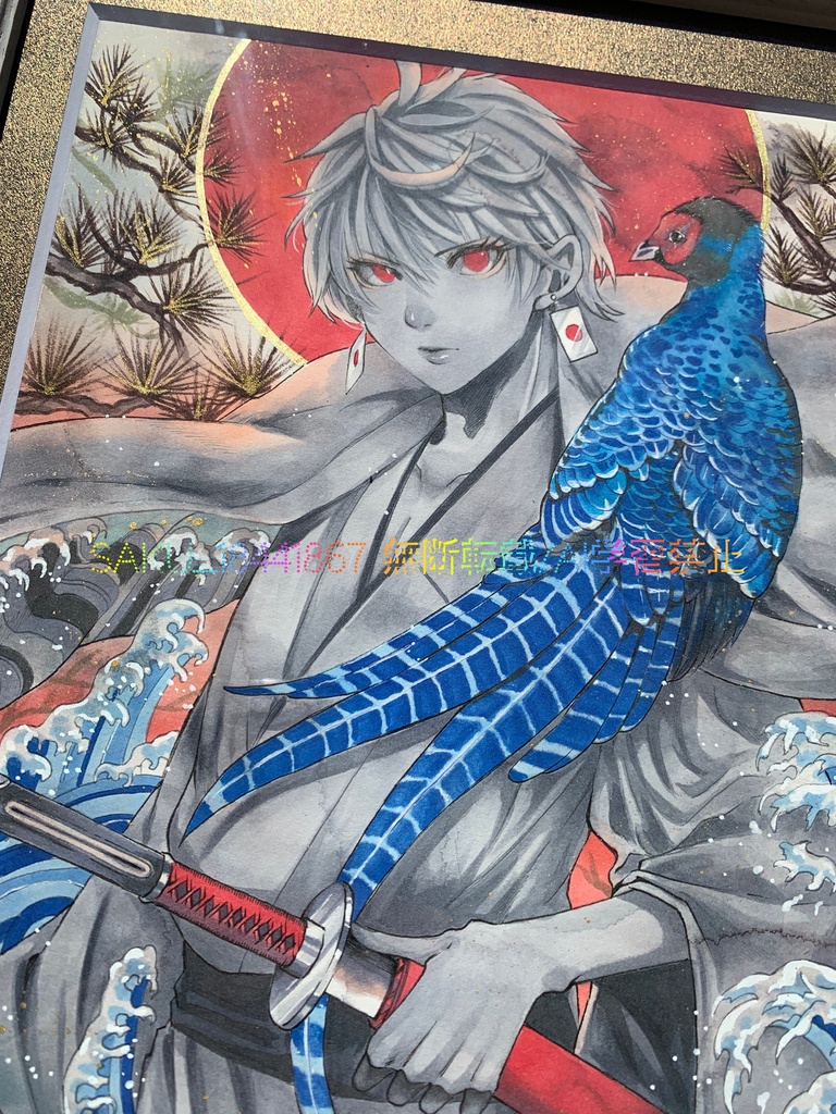 額装原画「大和の國」