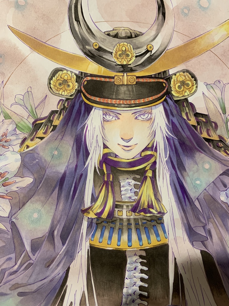 額装原画「越後の龍」