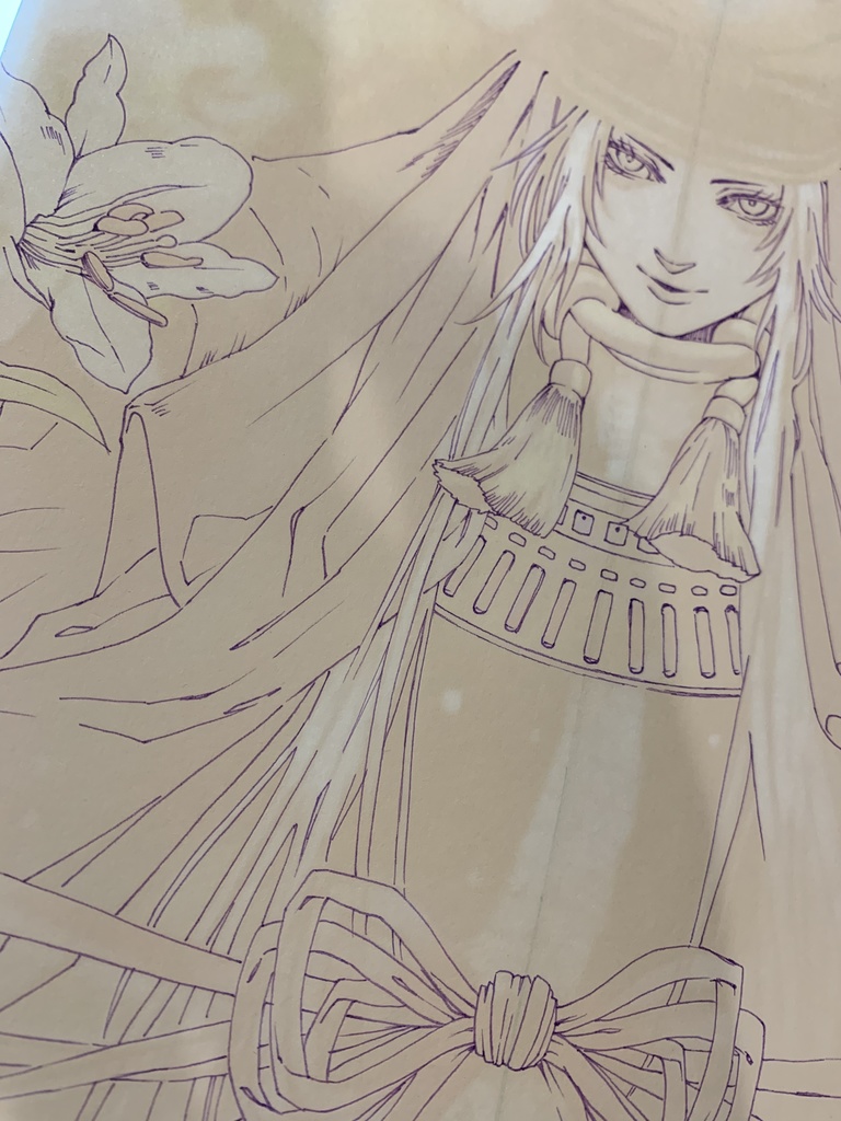 額装原画「越後の龍」