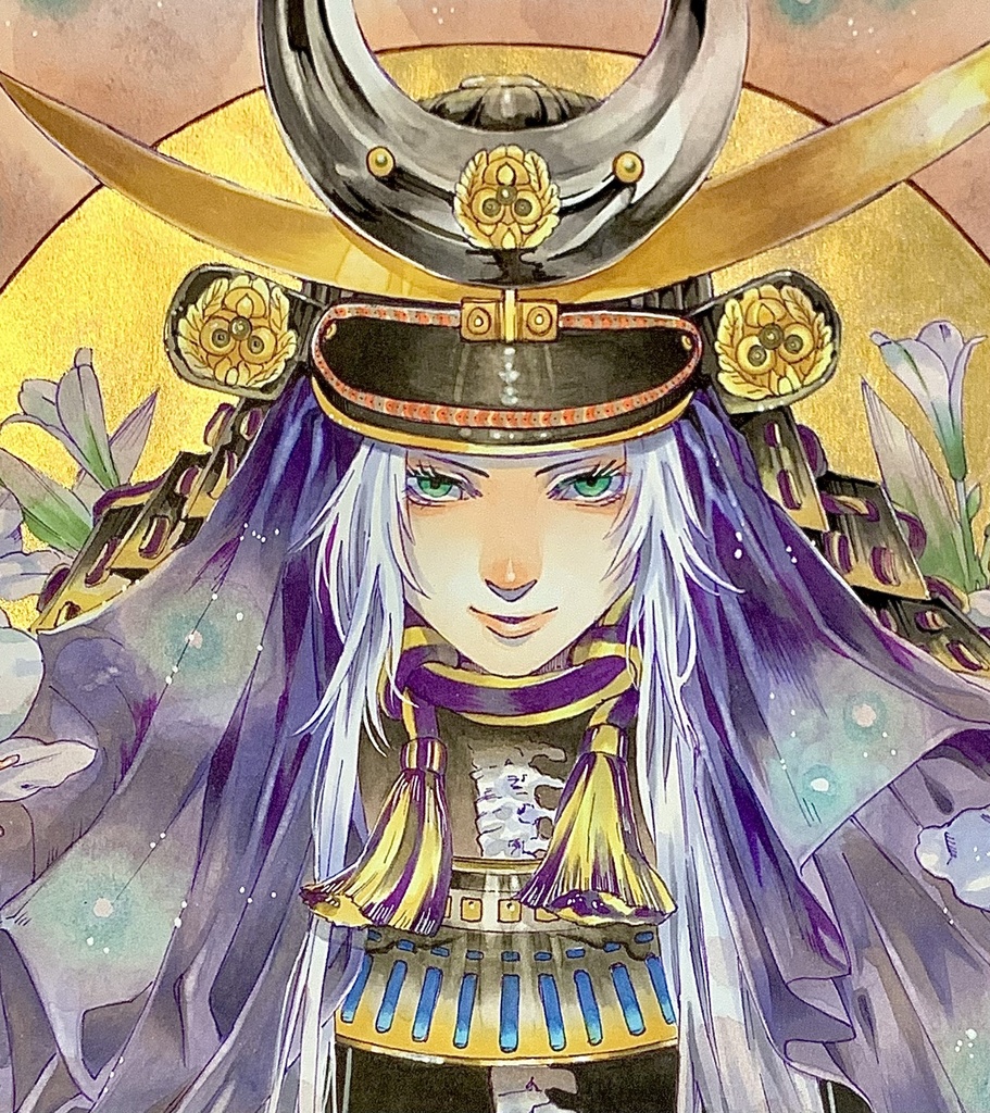 額装原画「越後の龍」
