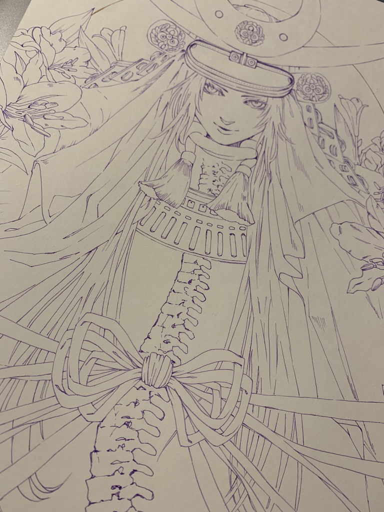 額装原画「越後の龍」