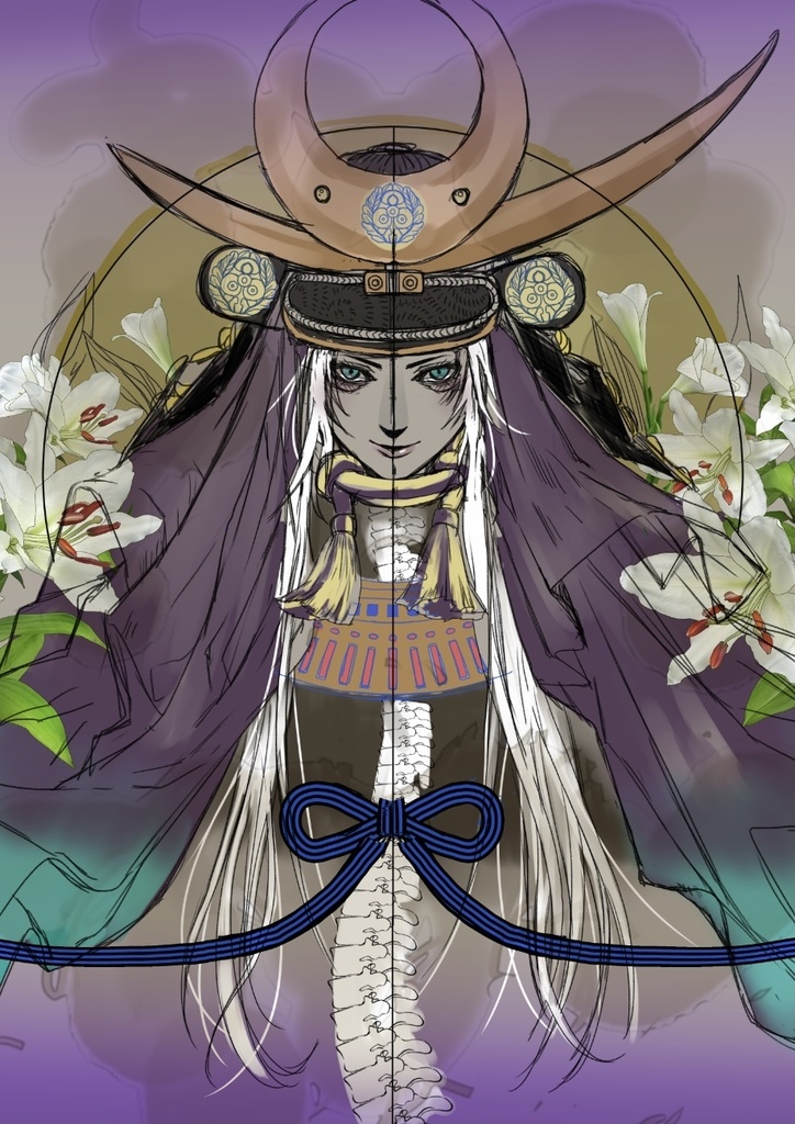 額装原画「越後の龍」